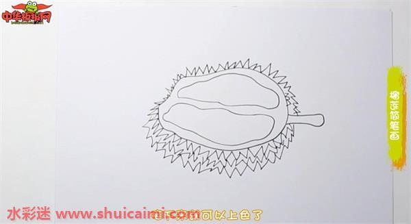 榴莲怎么画 榴莲简笔画画法