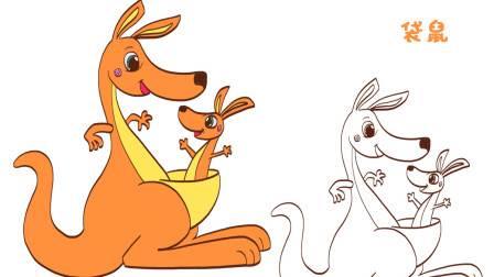 袋鼠的简笔画 袋鼠的简笔画图片