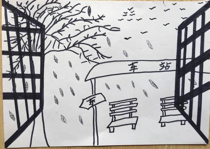 儿童画窗外风景简笔画 儿童画窗外风景简笔画大全