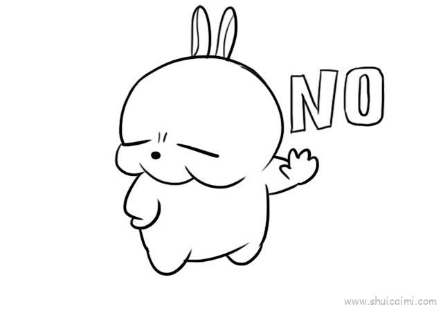 流氓兔儿童画怎么画 流氓兔简笔画图片