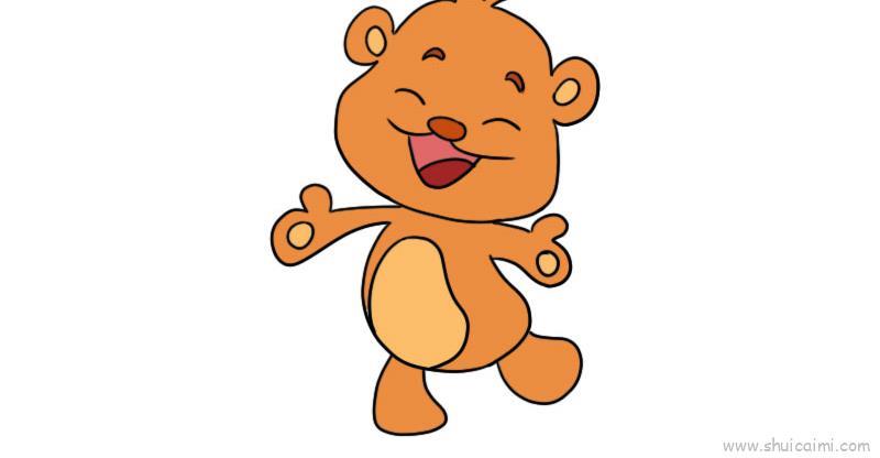 熊儿童画怎么画 熊简笔画好看
