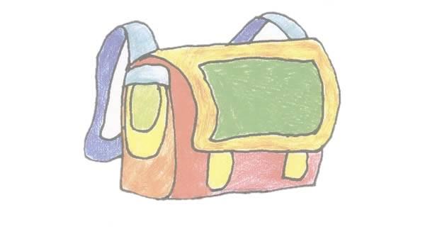 书包的简笔画 怎么画书包的简笔画