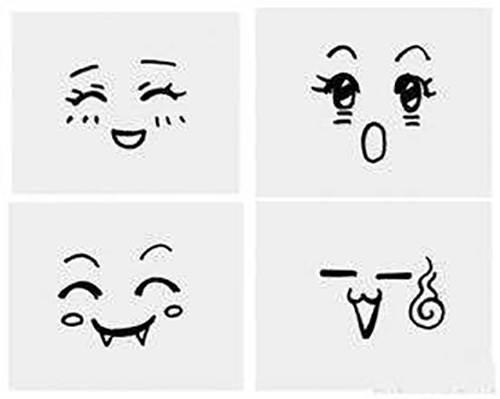简笔画表情 简笔画表情包
