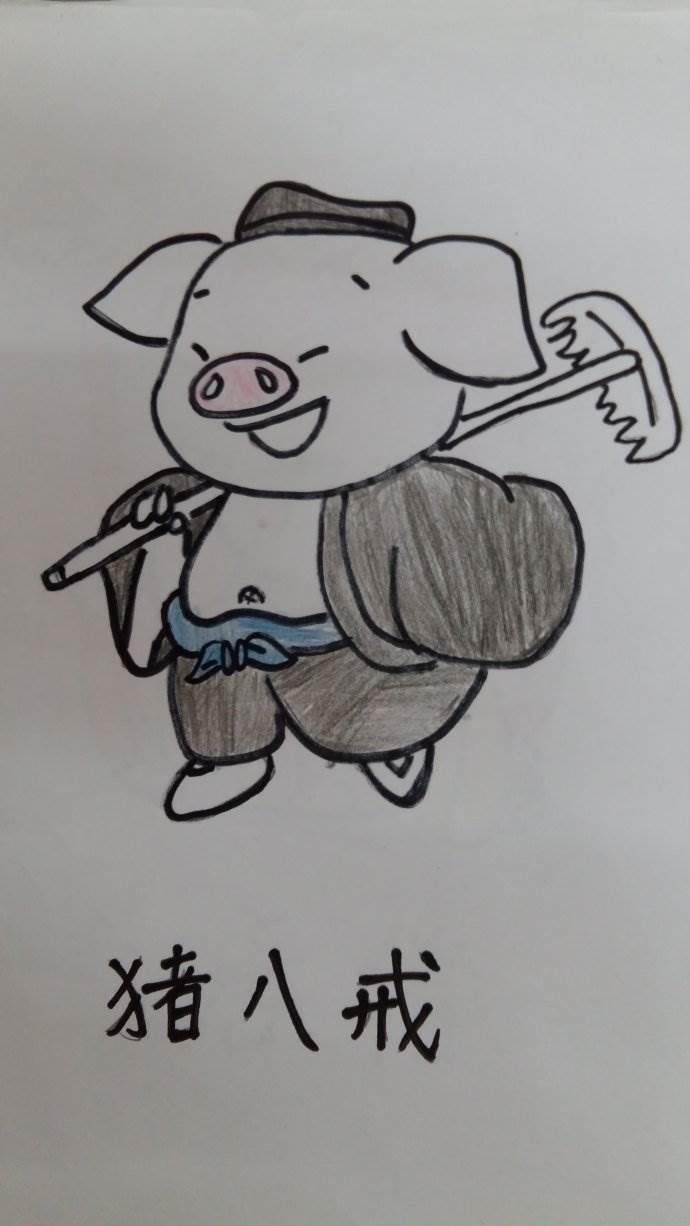 西游记简笔画 西游记简笔画师徒四人