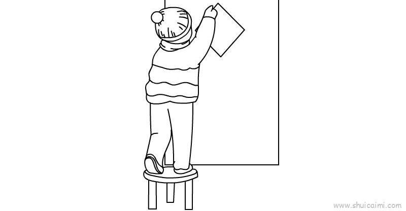 过年啦儿童画怎么画 过年啦简笔画顺序