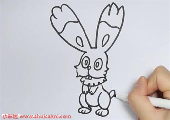 掘掘兔怎么画 掘掘兔简笔画彩色