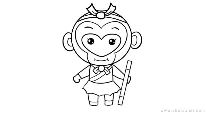 孙悟空简笔画怎么画 孙悟空简笔画图片