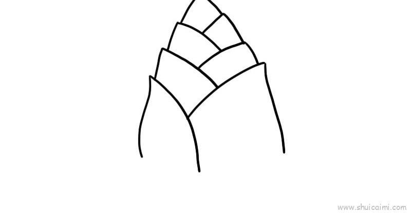 竹笋宝宝儿童画怎么画 竹笋宝宝简笔画图片大全