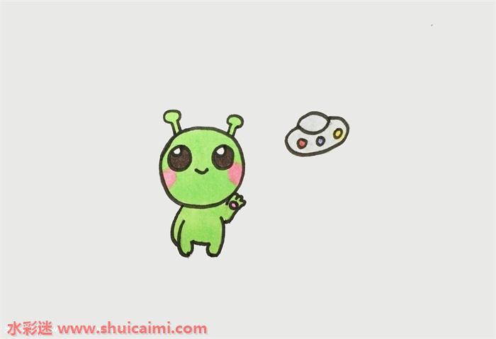 外星人怎么画 外星人简笔画简单又漂亮