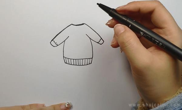 毛衣简笔画怎么画 毛衣简笔画好看