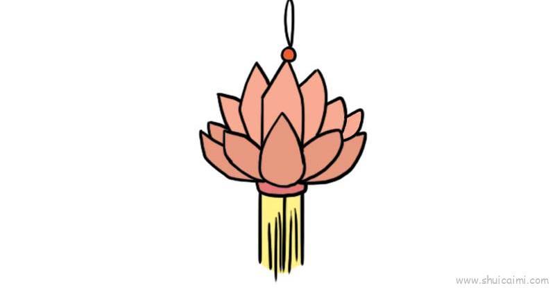 灯笼儿童画怎么画 灯笼简笔画简单