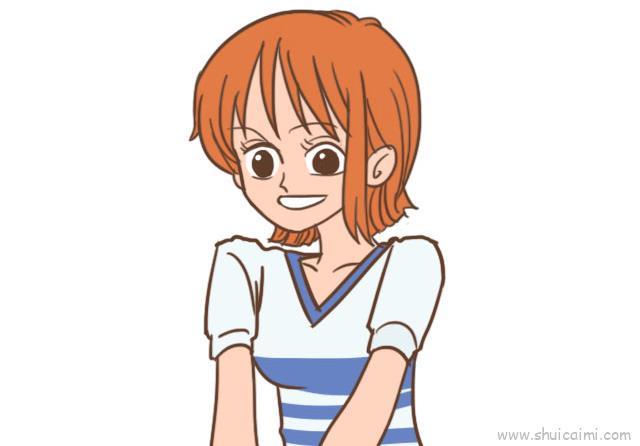 娜美儿童画怎么画 娜美简笔画图片大全