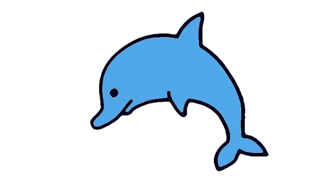海豚简笔画怎么画 海豚简笔画好看