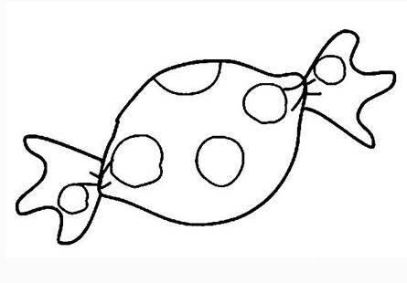 糖果的简笔画图片大全 糖果的简笔画图片大全可爱