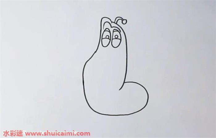 爆笑虫子怎么画 爆笑虫子简笔画彩色