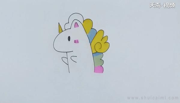 独角兽简笔画怎么画 独角兽简笔画画法