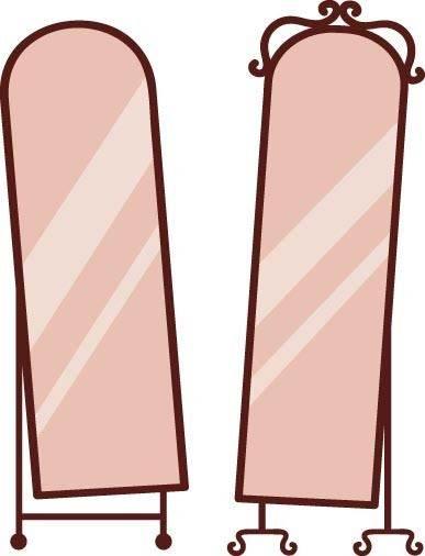 镜子简笔画 各种镜子简笔画