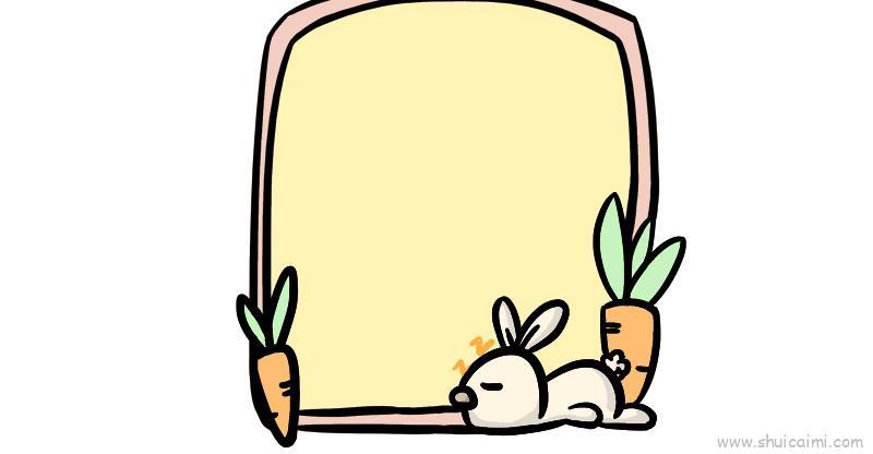 花边边框儿童画怎么画 花边边框简笔画图片大全