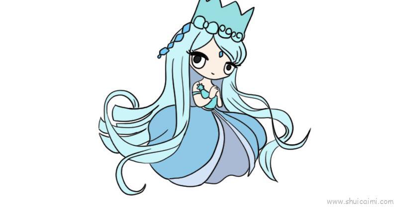 叶罗丽冰公主儿童画怎么画 叶罗丽冰公主简笔画简单又好看