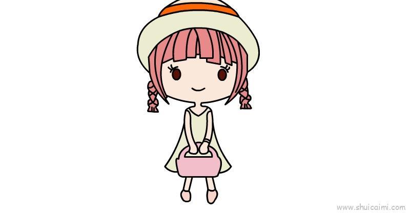 人物少女儿童画怎么画 人物少女简笔画画法