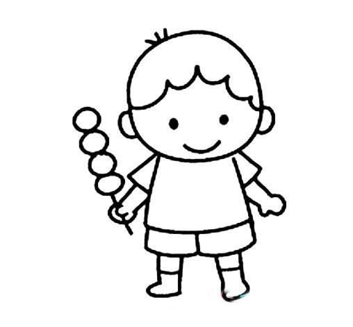 小孩简笔画 小孩简笔画人物男孩女孩