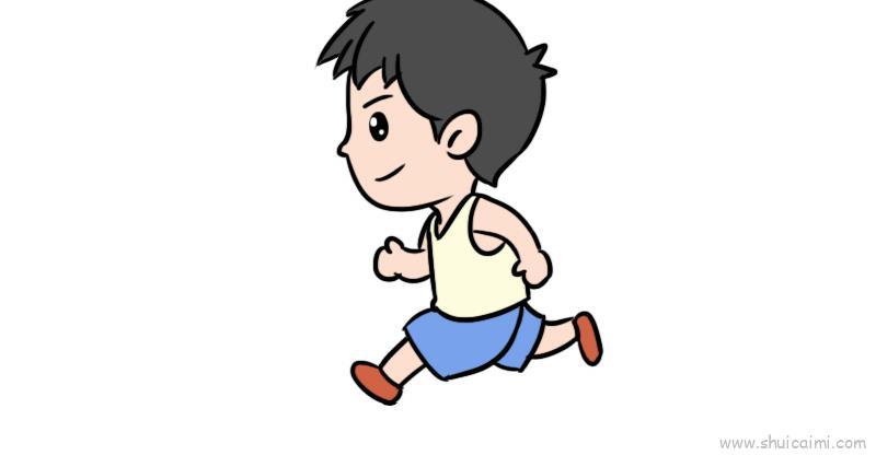 跑步儿童画怎么画 跑步简笔画好看