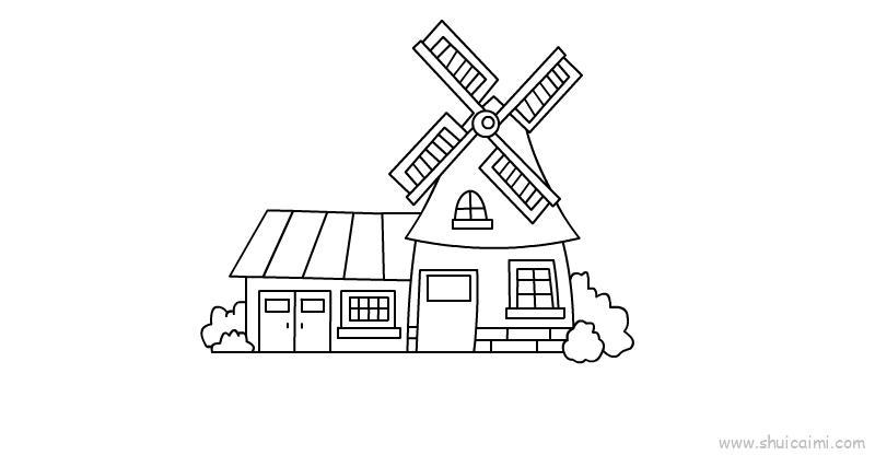 房子儿童画怎么画 房子简笔画好看