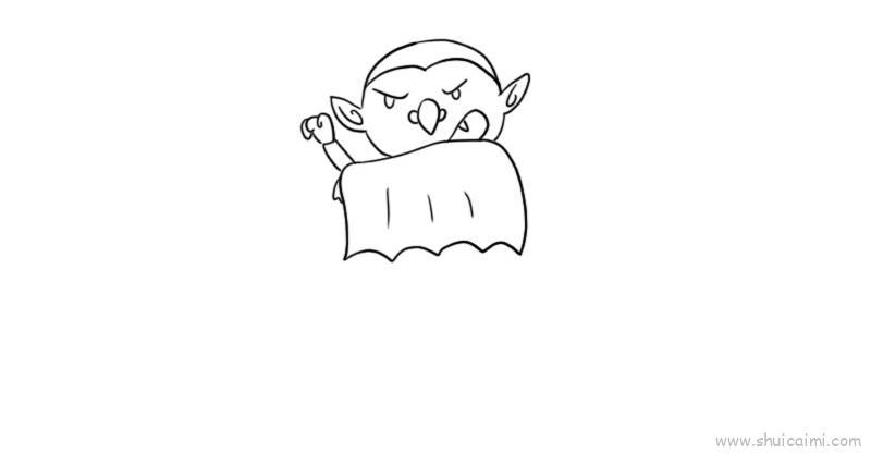 鬼怪人物儿童画怎么画 鬼怪人物简笔画图片大全