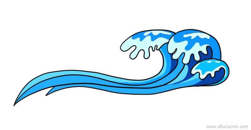 水儿童画怎么画 水简笔画好看
