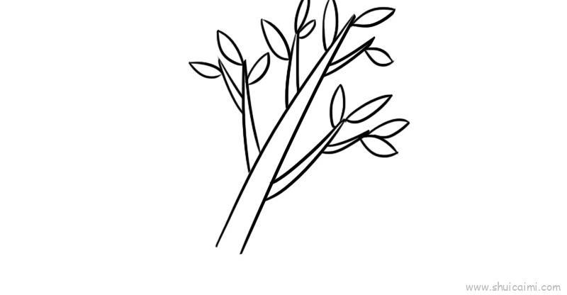 树枝儿童画怎么画 树枝简笔画简单