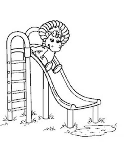 滑梯简笔画图片大全 滑梯简笔画图片大全可爱