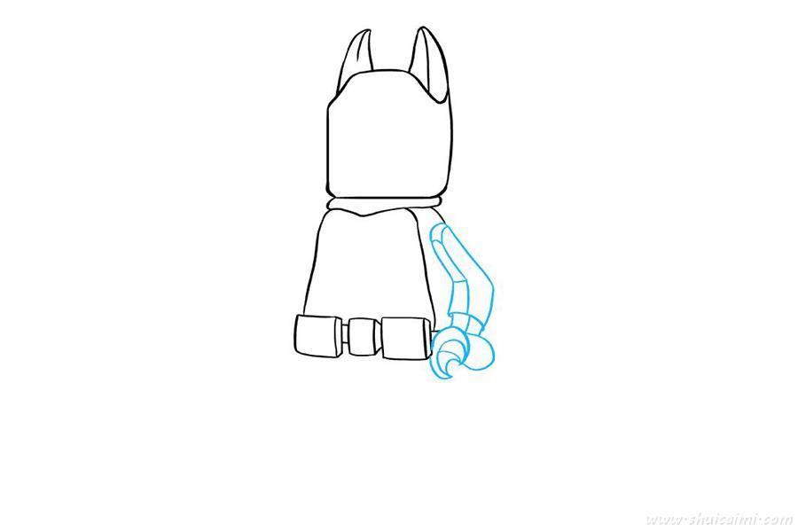 乐高蝙蝠侠怎么画 乐高蝙蝠侠简笔画简单好看带颜色