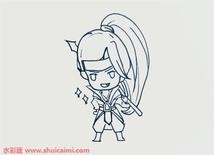 王者荣耀简笔画图片大全