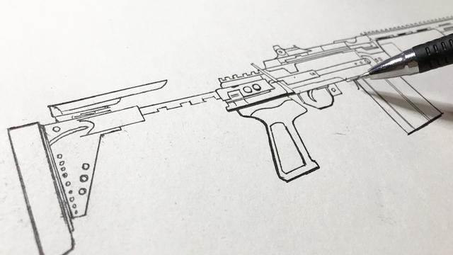 吃鸡枪简笔画图片大全 吃鸡枪简笔画图片大全可爱