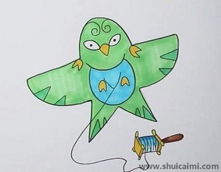 风筝儿童简笔画