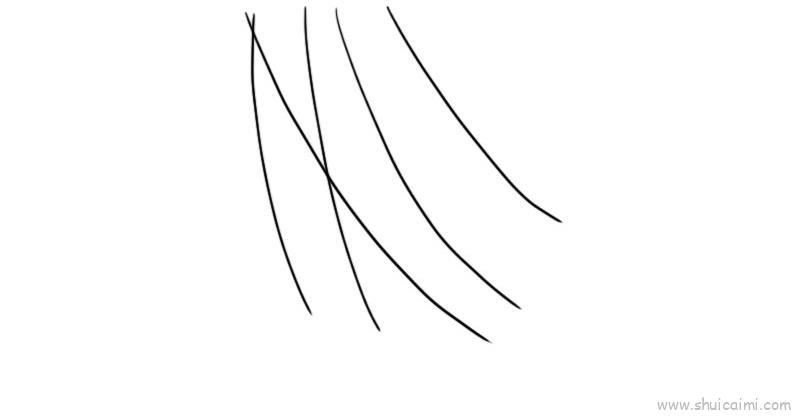 清明节柳枝儿童画怎么画 清明节柳枝简笔画画法