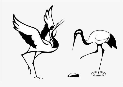 仙鹤简笔画 仙鹤简笔画简单又漂亮
