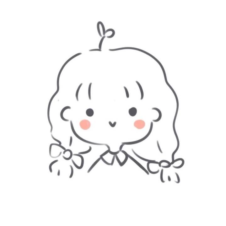 简笔画小人 简笔画小人可爱女生