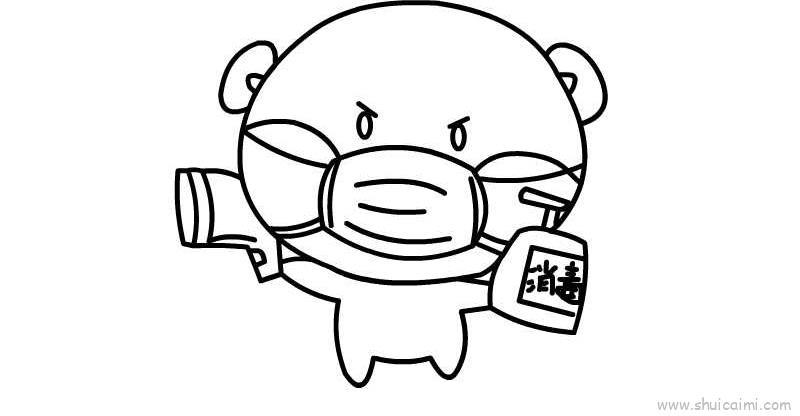 防疫儿童画怎么画 防疫简笔画简单又好看