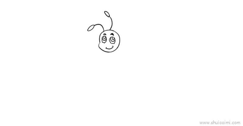 蚂蚁儿童画怎么画 蚂蚁简笔画步骤