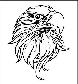 鹰简笔画图片大全 鹰简笔画图片大全霸气