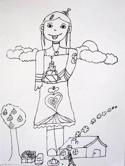 巨人简笔画 巨人简笔画图片大全