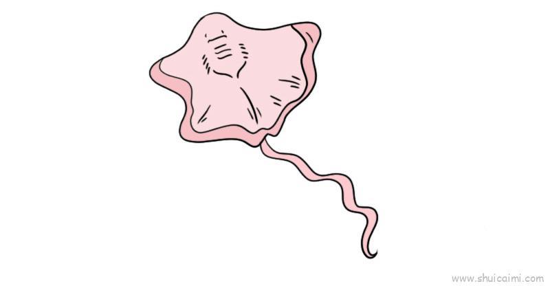 魔鬼鱼儿童画怎么画 魔鬼鱼简笔画简单又好看