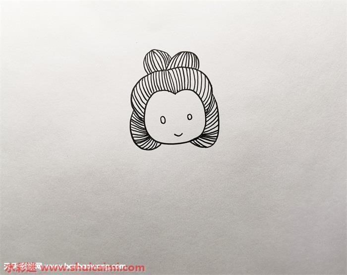 汉服怎么画 汉服简笔画漂亮卡通