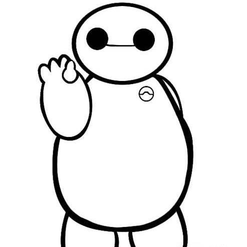 大白简笔画图片大全 大白简笔画图片大全可爱卡通