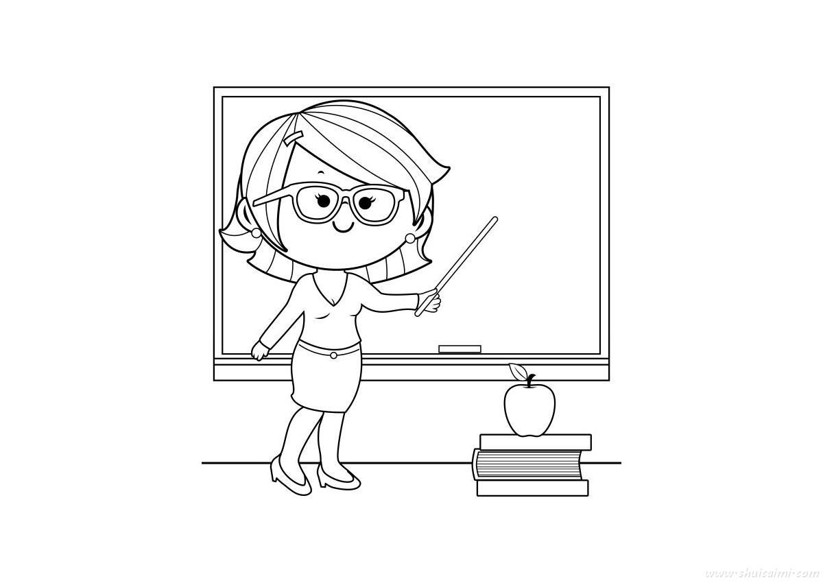 老师您辛苦了怎么画 老师您辛苦了简笔画画法