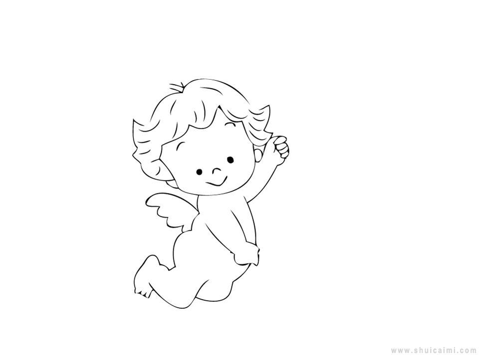 丘比特简笔画怎么画 丘比特简笔画画法
