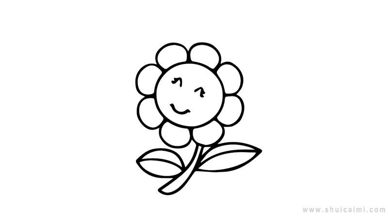 太阳花简笔画怎么画 太阳花简笔画图片大全