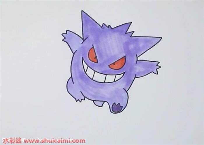 耿鬼怎么画 耿鬼简笔画图片大全