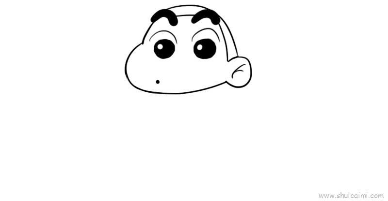 蜡笔小新儿童画怎么画 蜡笔小新简笔画画法